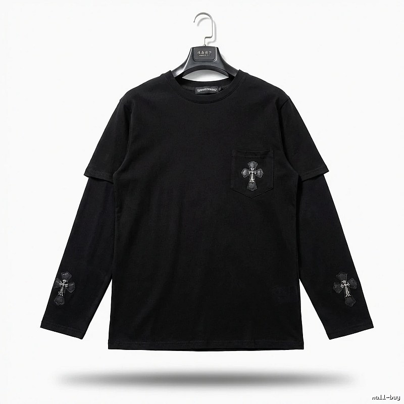 Chrome Hearts Cross Dark Style Top