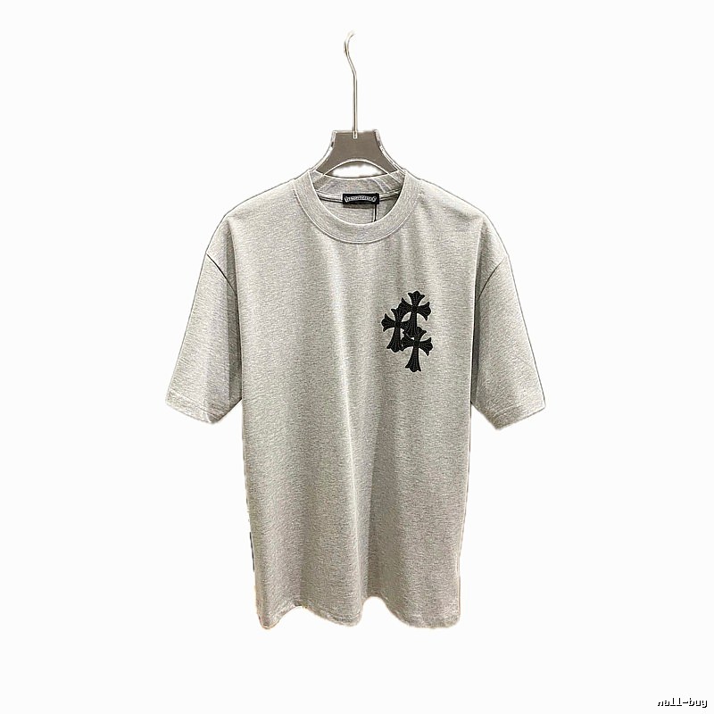 Chrome Hearts Cross Flower Grey T-shirt