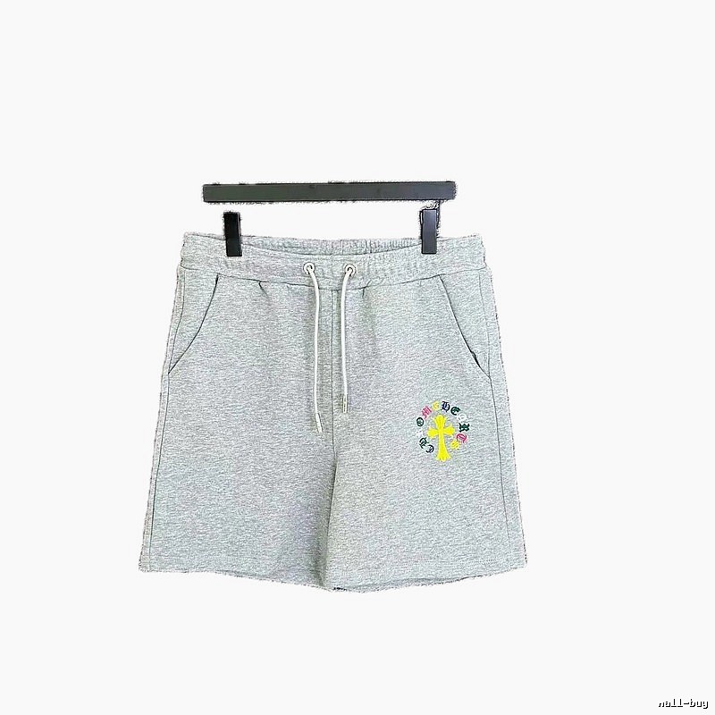Chrome Hearts Cross Leisure Style Gray Shorts