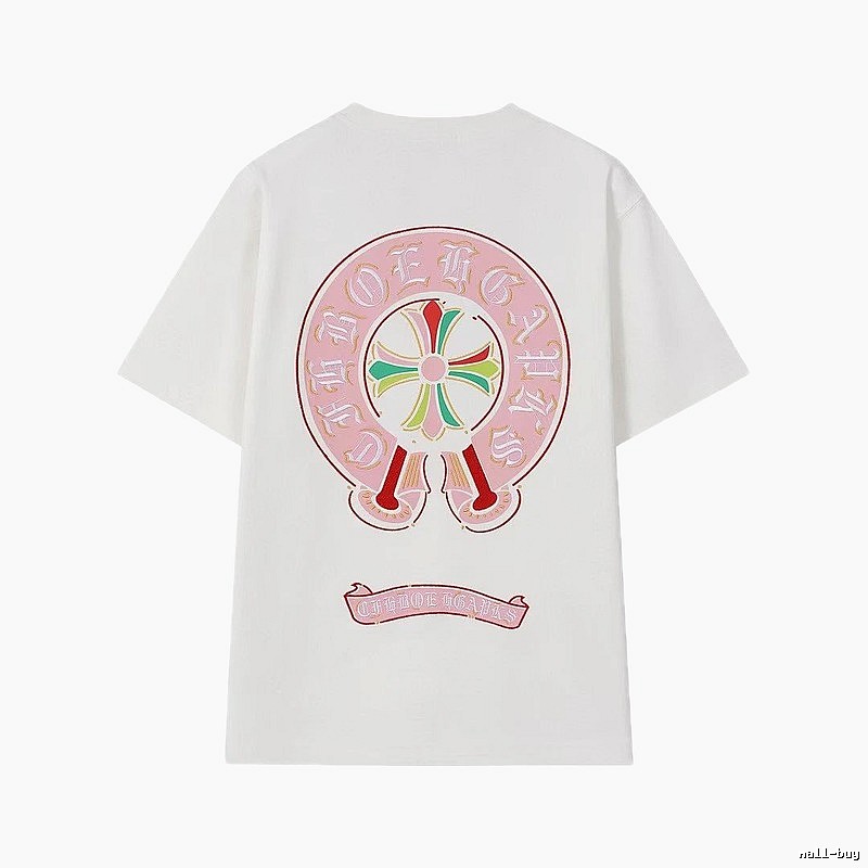 Chrome Hearts Cross Print Street Style Off-white T-Shirt