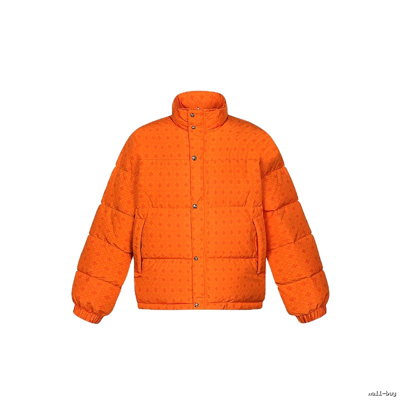 Chrome Hearts orange printed down jacket