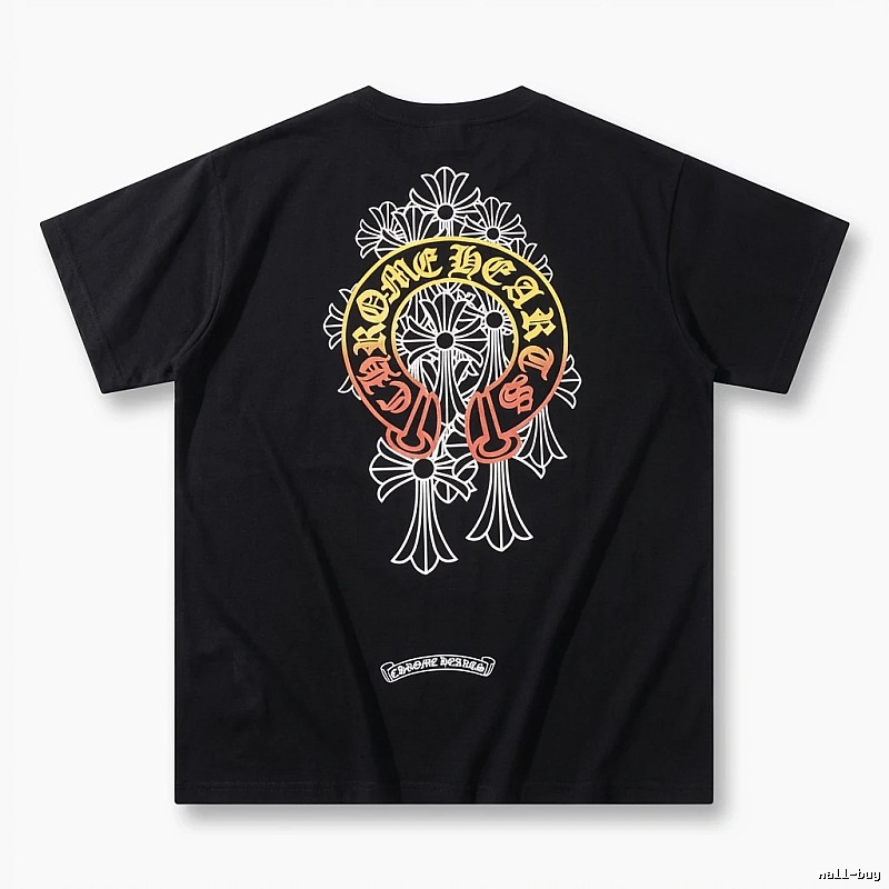Chrome Hearts Retro Style Black T-shirt