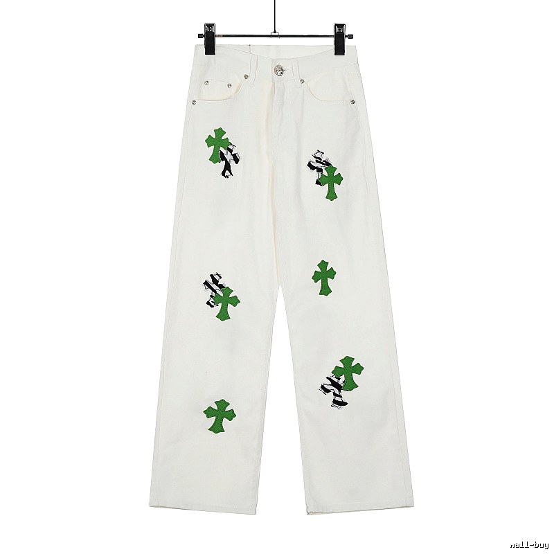 Chrome Hearts Travel Graphic jeans Light Denim Jeans with Modern Look