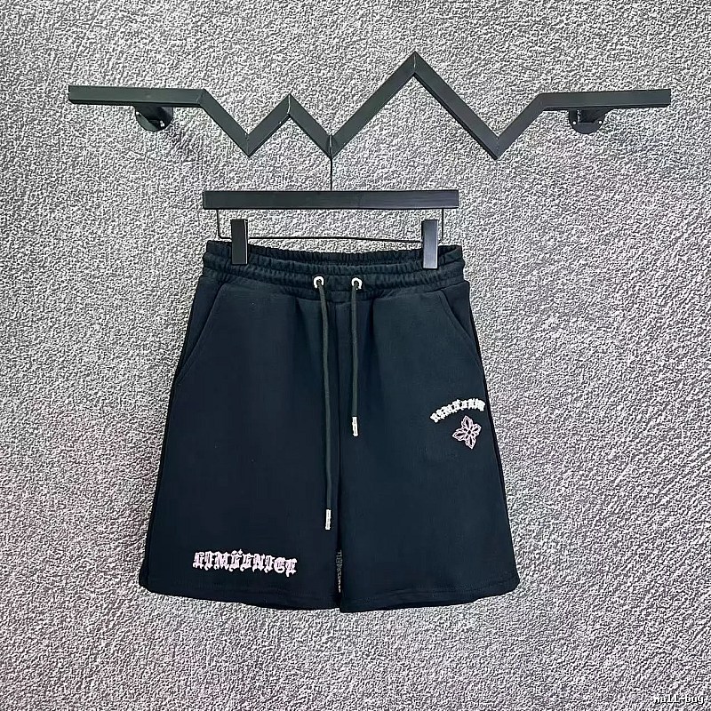 Chrome Hearts Trendy Style Black Shorts