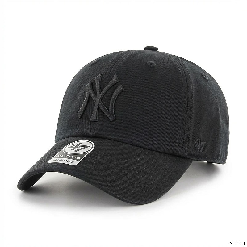 Classic black baseball cap of MLB