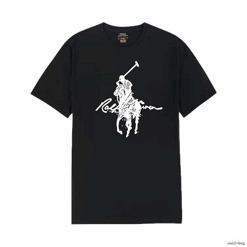 Classic style black T-shirt of Ralph Lauren