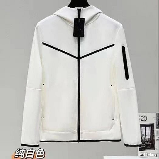 Classic White zip hoodie White Full Zip for Daily Styling