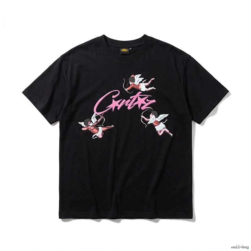 Corteiz Cupid Trendy Cool Black T-shirt