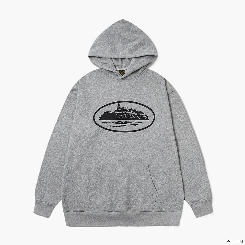 Corteiz grey minimalist hoodie