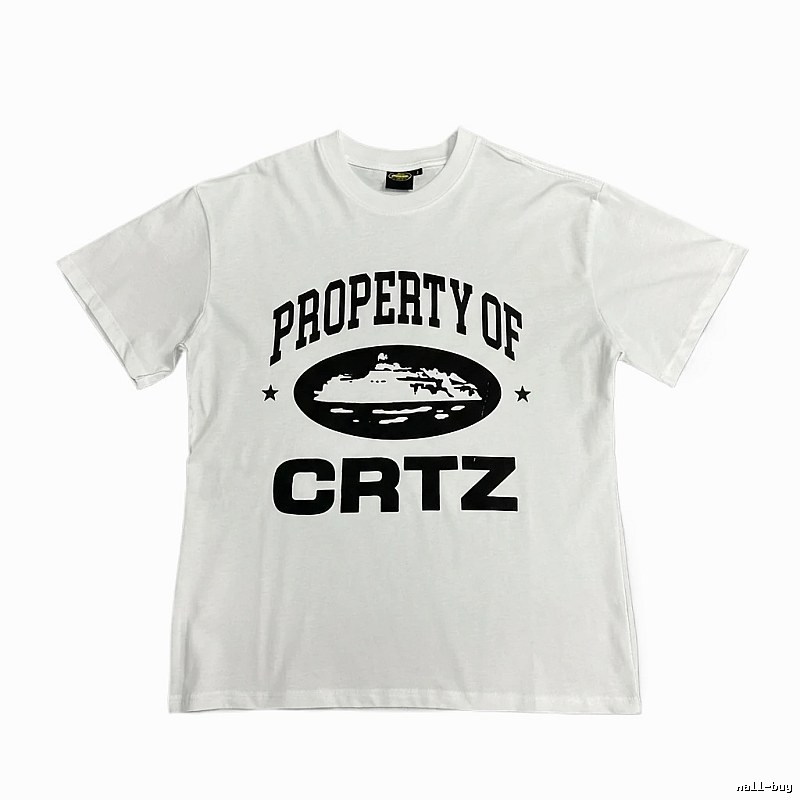 Corteiz letter - printed white T - shirt