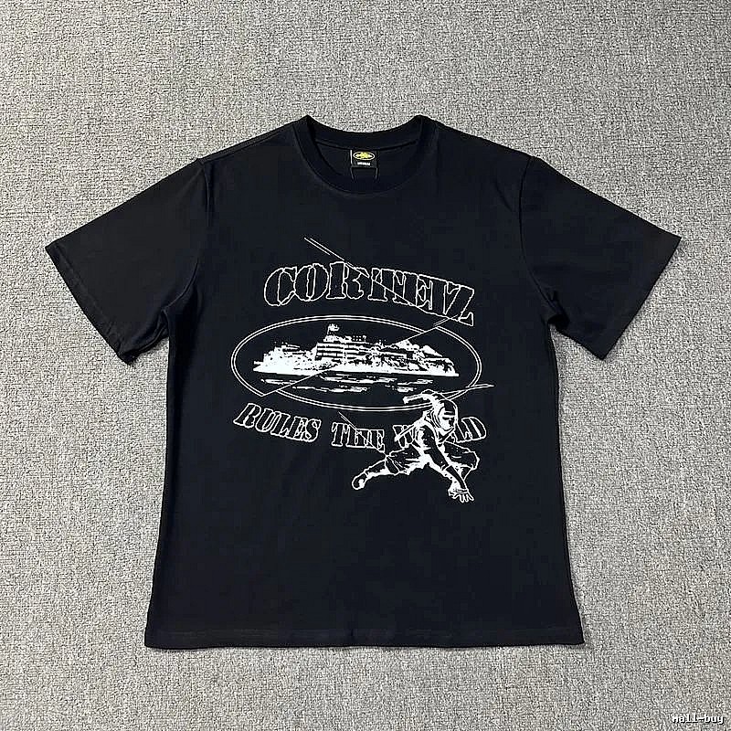 Corteiz Lightweight Logo T-shirt Black Corteiz for Trend Styling