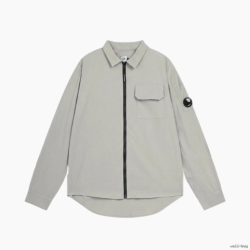 C.P. Grey Workwear-style Shirt