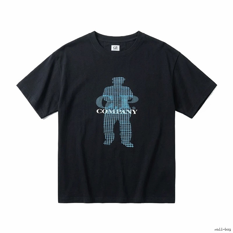 C.P. Trendy Brand Simple Style Black T-shirt