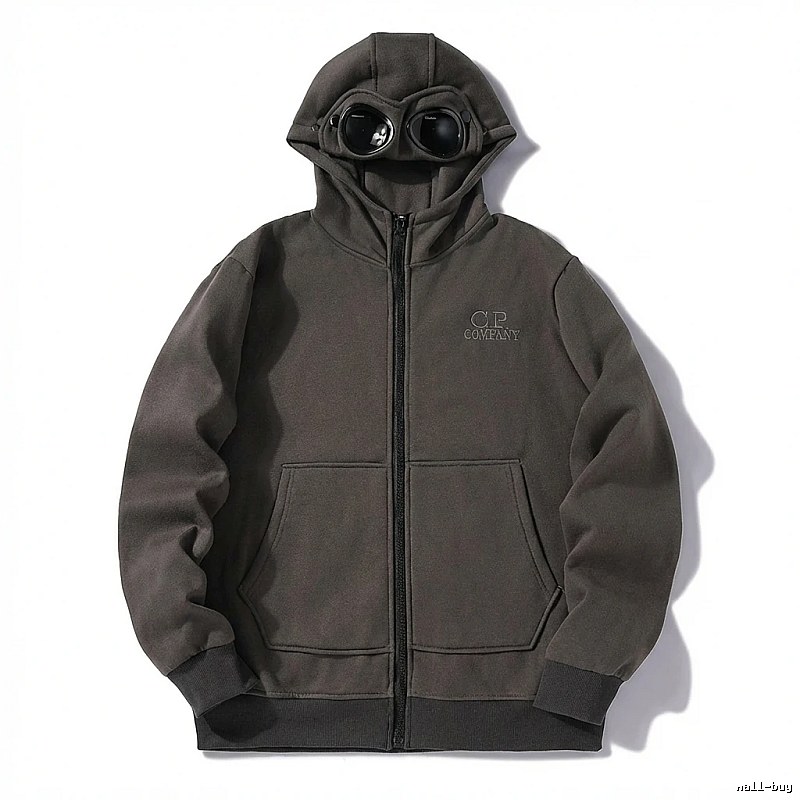 C.P. workwear style dark gray hoodie