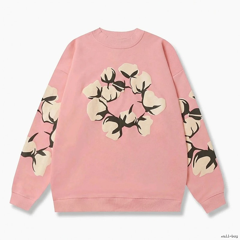 DENIM TEARS Pink Floral Sweatshirt