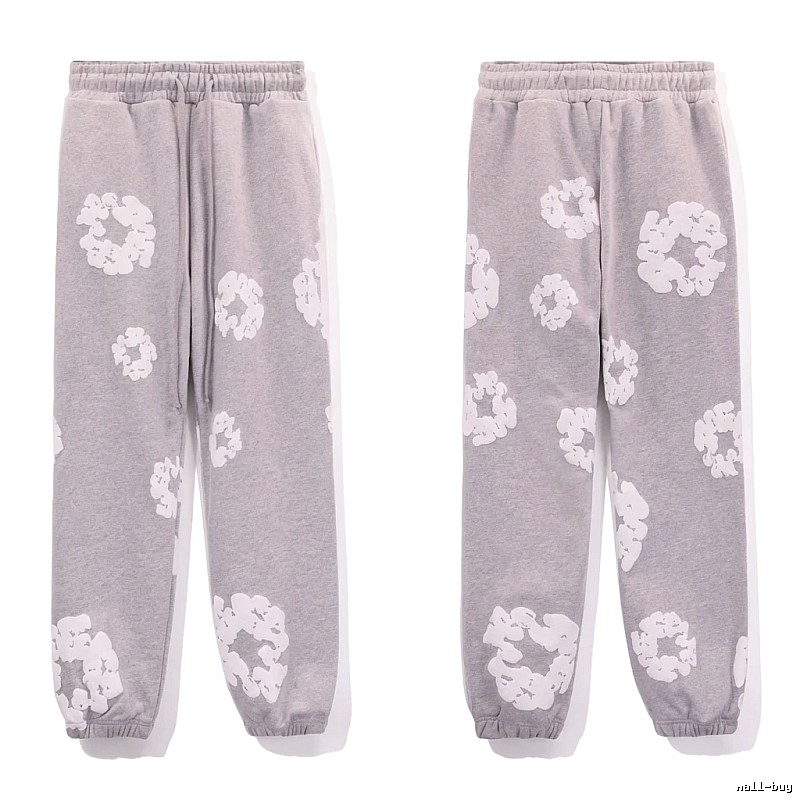 DENIM TEARS Printed Casual Grey Pants