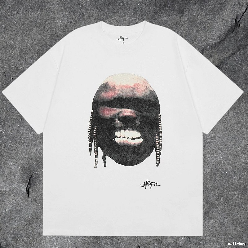 Denim Tears White Graphic T-Shirt Clean Colorway