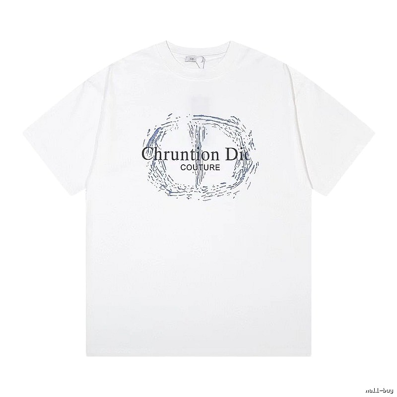 Dior Couture Trendy Style White Short-sleeve T-shirt