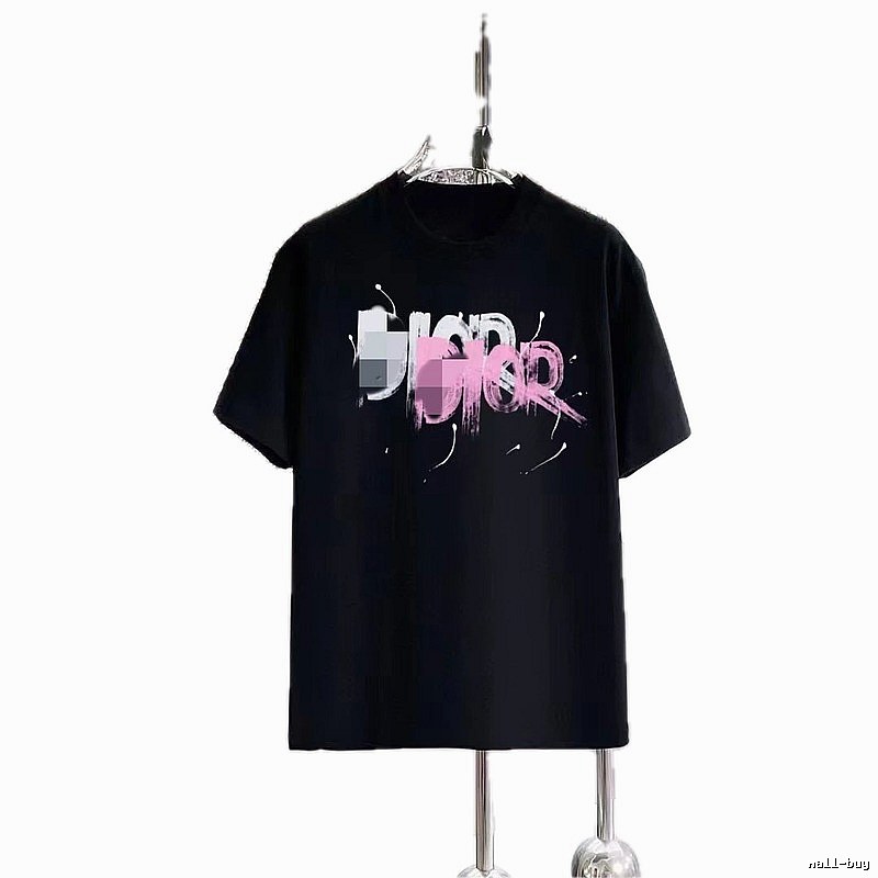 Dior Graffiti Trend Black Short-sleeve T-shirt