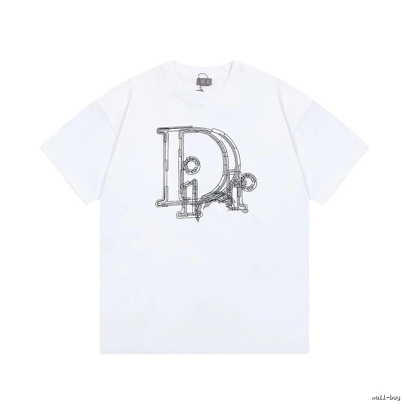 Dior Minimalist Line Logo White T-Shirt