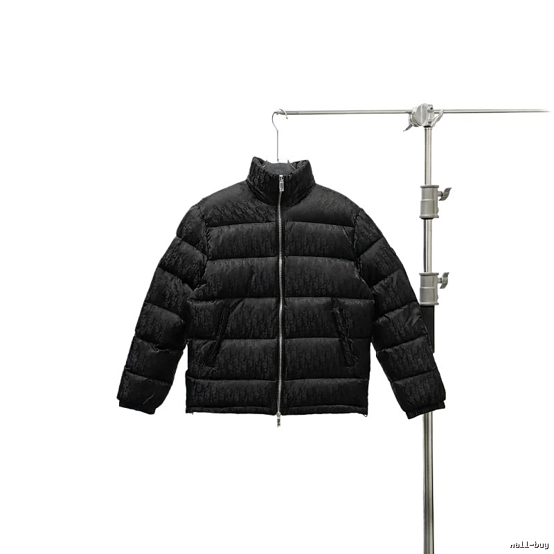 Dior quilted black down jacket