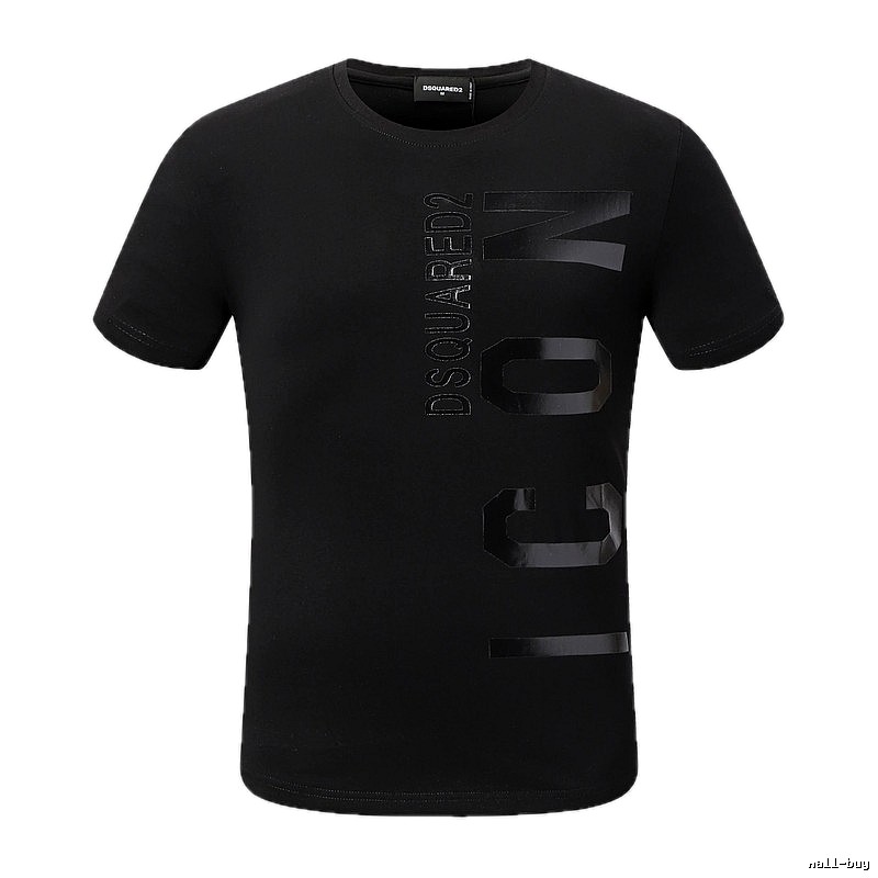 DSQUARED2 ICON Streetwear Black Short-sleeve T-shirt