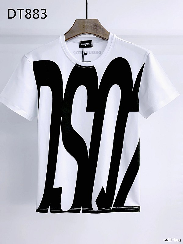 DSQUARED2 Large Letter Street Style White T-Shirt