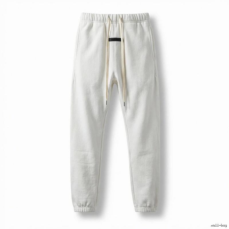 ESSENTIALS Basic Casual White Sweatpants