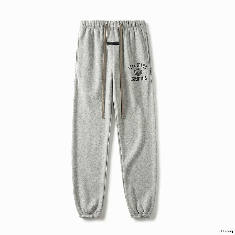 ESSENTIALS minimalist light gray sweatpants