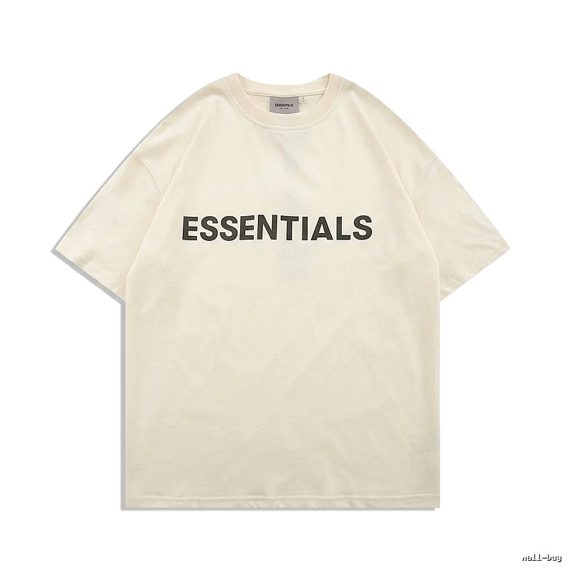 ESSENTIALS minimalist style beige T-shirt