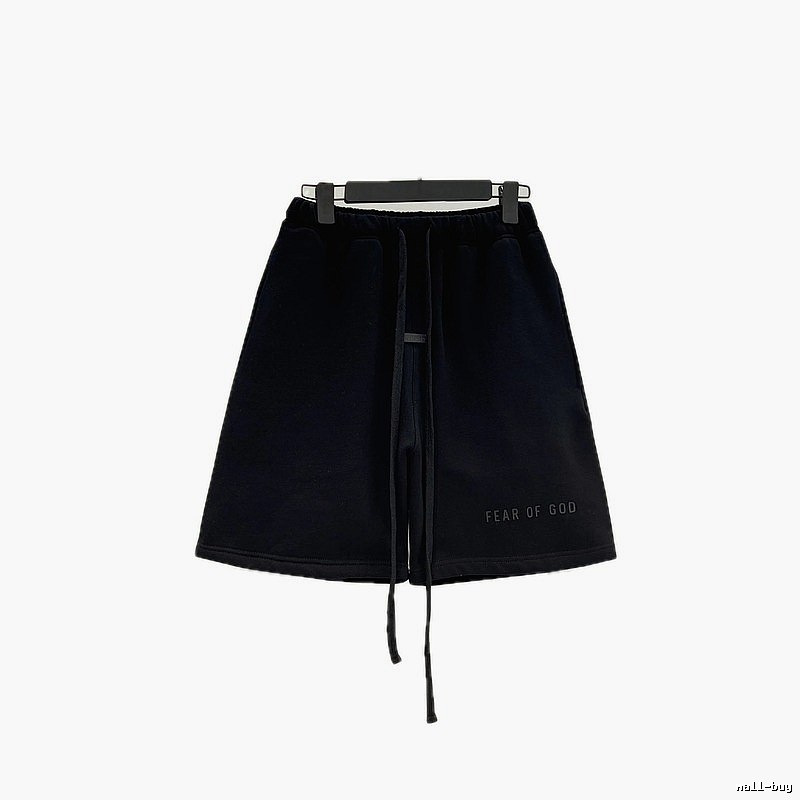 ESSENTIALS minimalist style black shorts
