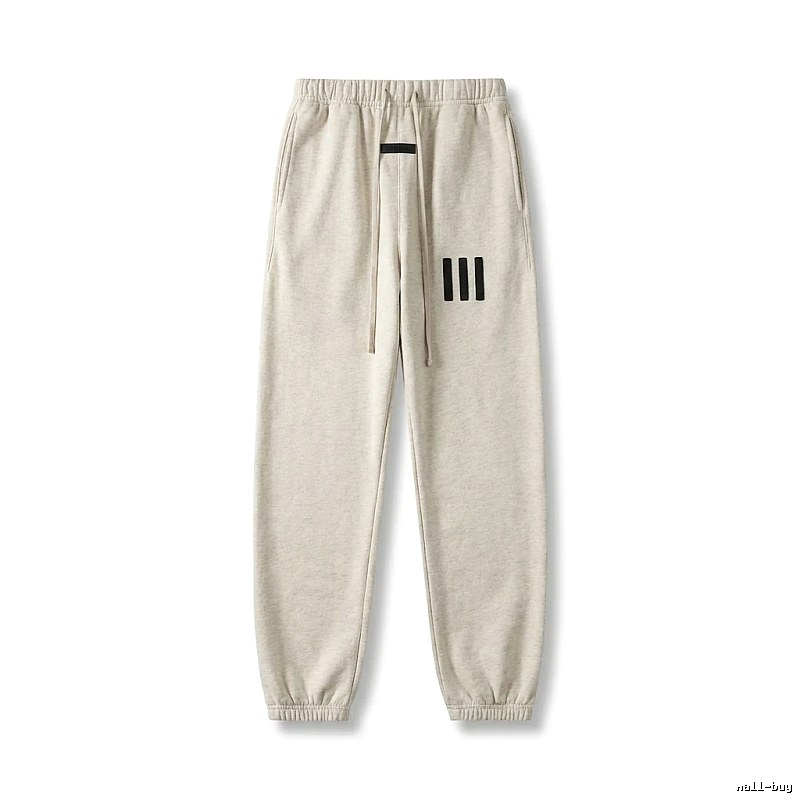 ESSENTIALS minimalist style light gray sweatpants