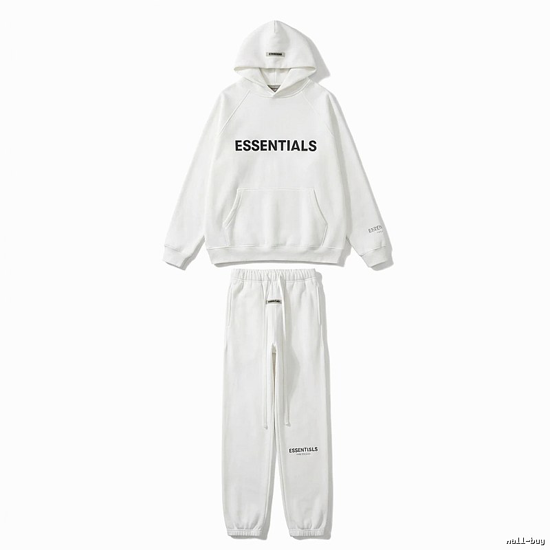 ESSENTIALS minimalist style white suit