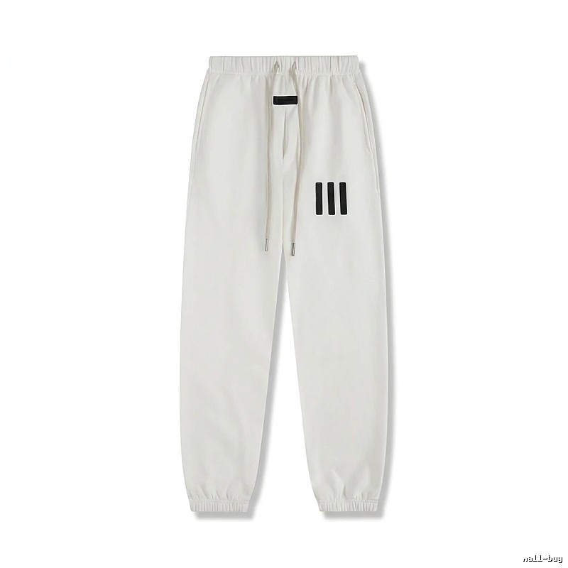 ESSENTIALS minimalist style white sweatpants