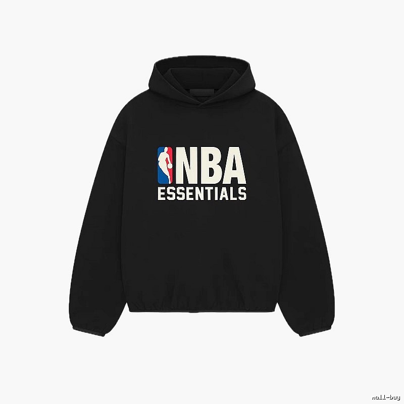 ESSENTIALS NBA-style black hoodie