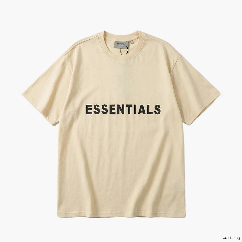 ESSENTIALS Simple Beige T-shirt