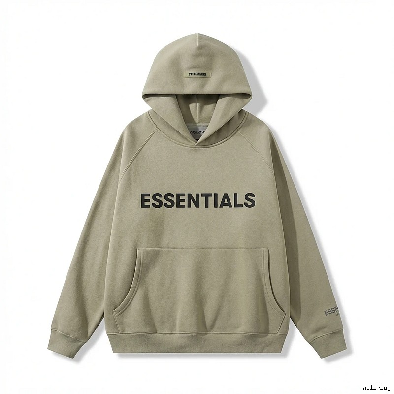 ESSENTIALS Simple Style Grey Hoodie
