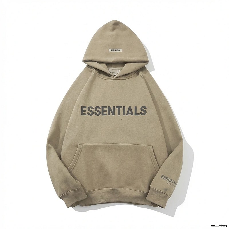 ESSENTIALS Simple Style Khaki Sweatshirt