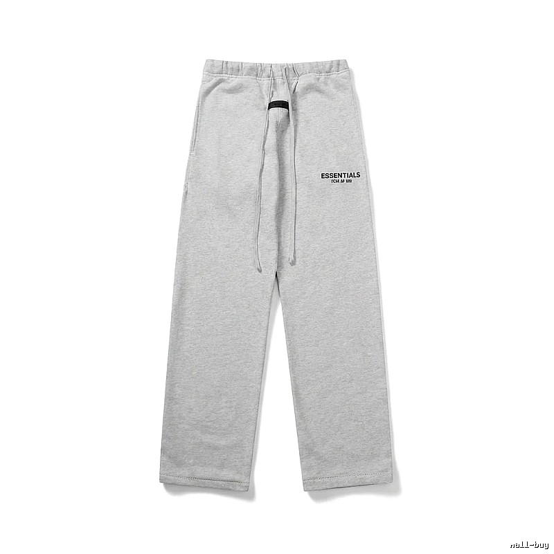 ESSENTIALS simple-style light gray sweatpants