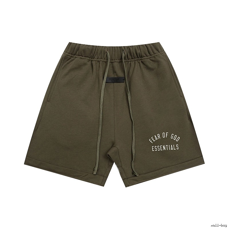 ESSENTIALS trendy brand army green shorts