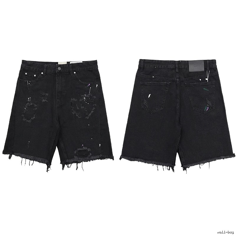 Gallery Dept Graffiti Style Black Shorts