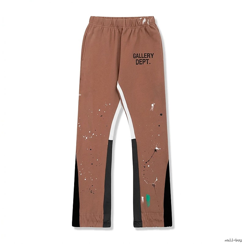 Gallery Dept Graffiti Style Coffee-colored Pants