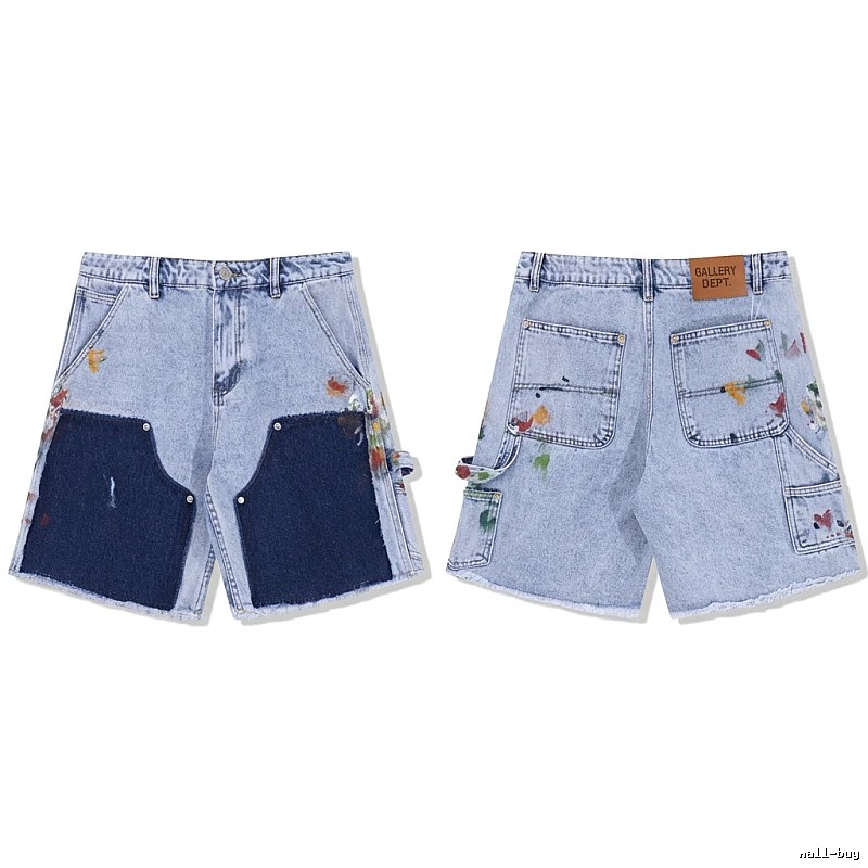 Gallery Dept Graffiti Style Denim Shorts