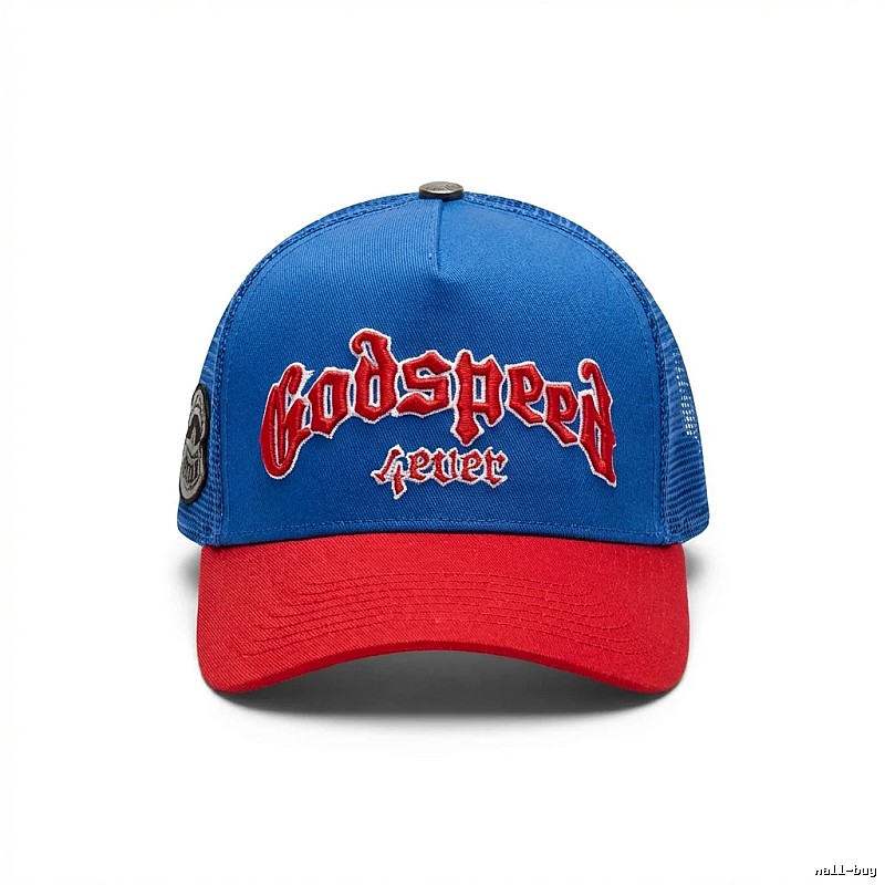 Godspeed Retro Style Red and Blue Hat