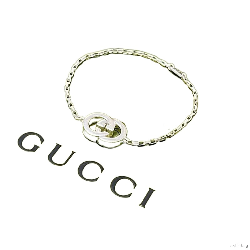 Gucci Double G Sterling Silver Bracelet