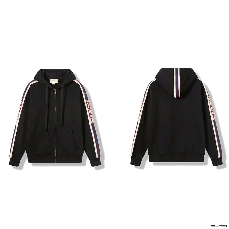 Gucci striped fashionable black sweatshirt