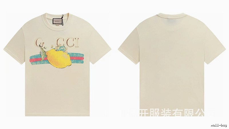 Gucci Vintage-style Off-white Lemon Print T-Shirt
