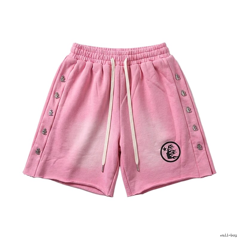Hellstar dark style pink shorts