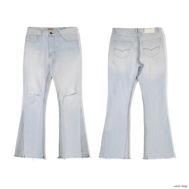 Hole-flared jeans from Gallery Dept.
