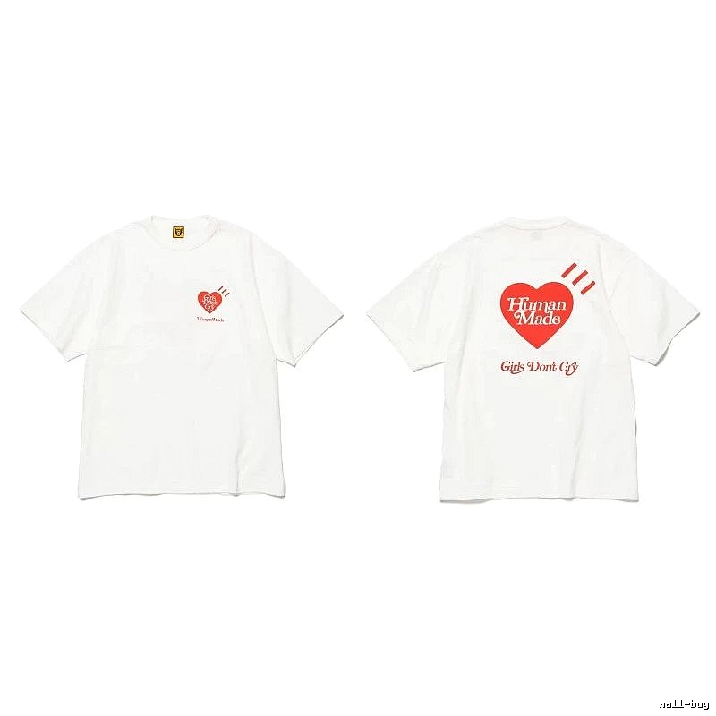Human Made Easy Match Heart logo T-shirt Black Green Human for Everyday Use
